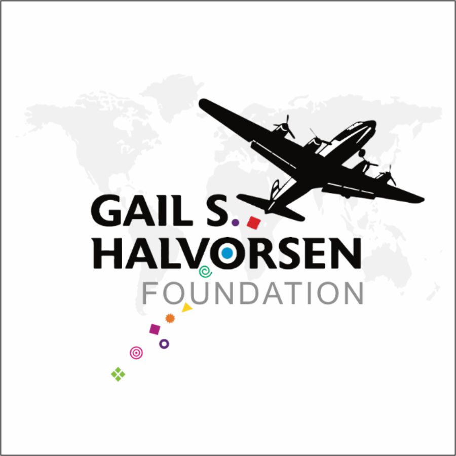Gail S Halverson Foundation Logo. 